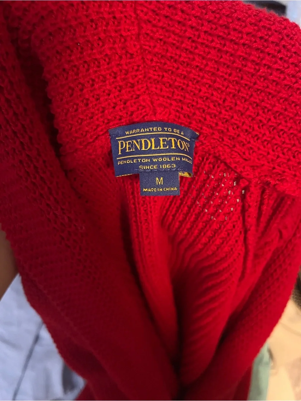 Pendleton cozy knit